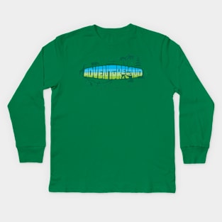 Adventureland Green Kids Long Sleeve T-Shirt